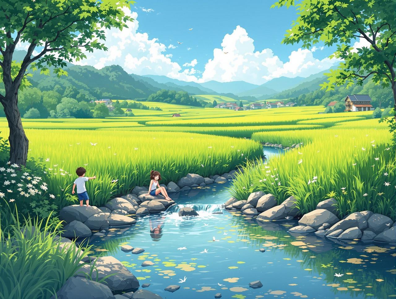 红果漫剧新番 - 蝉鸣之时 - 夏日乡村成长记